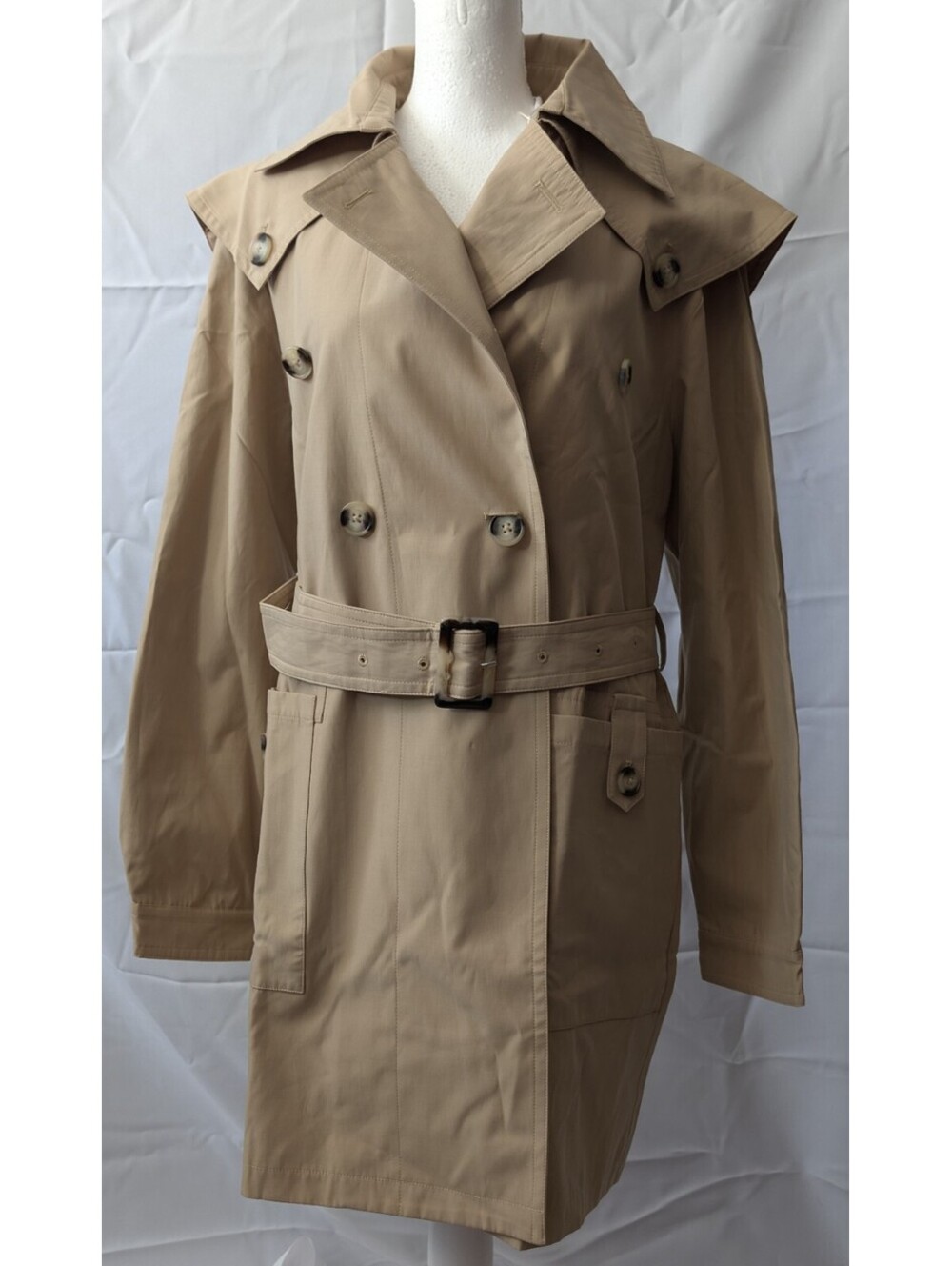 Orolay Women's 3/4 Double Breasted Trench Coat | Large